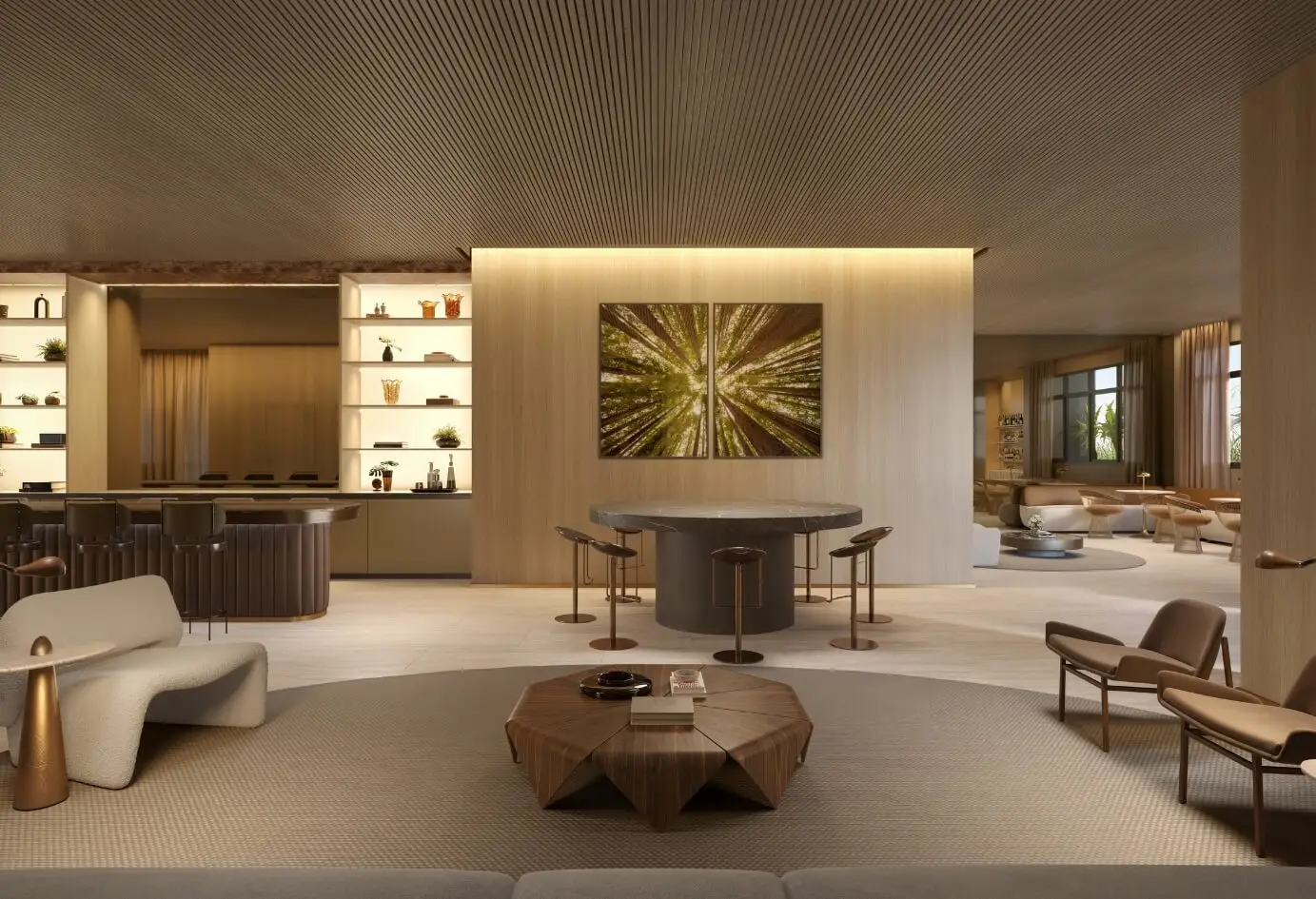 Ambiente elegante e sofisticado, ideal para viver em Jardins da Hípica.