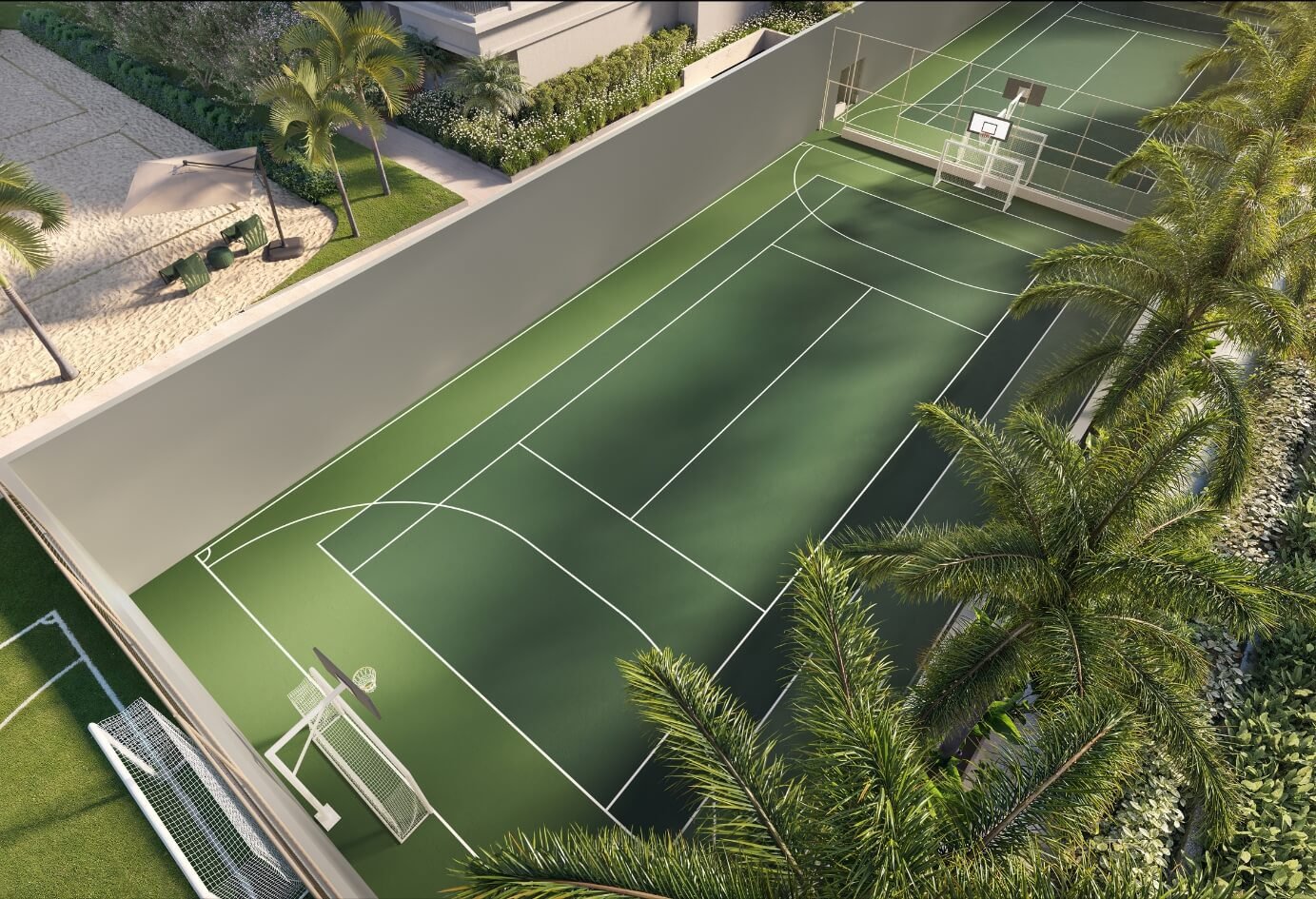 Quadra poliesportiva moderna e bem localizada no Jardim da Hípica, SP